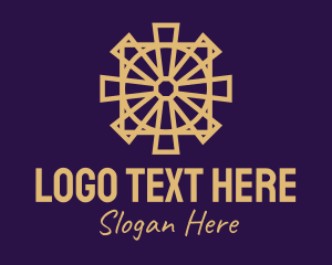 Religious Cross Relic logo