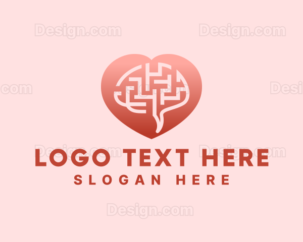 Brain Maze Love Logo