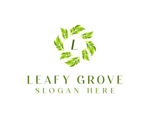 Beauty Leaves Wellness logo design