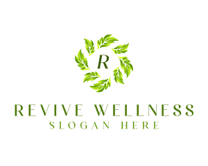 Beauty Leaves Wellness logo design