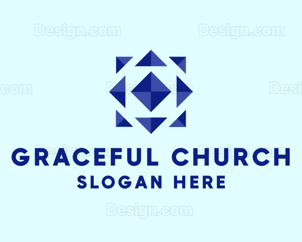 Geometric Jewel Symbol Logo