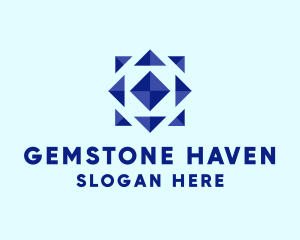 Geometric Jewel Symbol logo