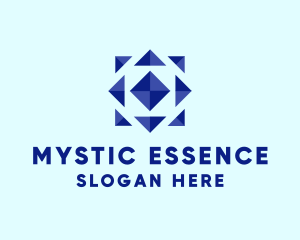 Geometric Jewel Symbol logo design