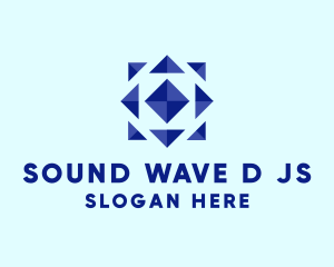 Geometric Jewel Symbol logo design