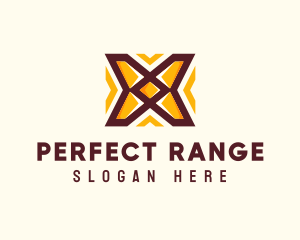 Arrows Letter X Pattern logo design