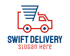 Delivery Van Wings logo design