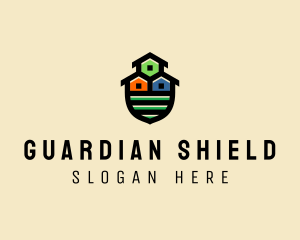 Shield House Neighborhood logo design