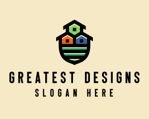 Realty Home Neighborhood logo design