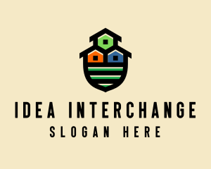 Realty Home Neighborhood logo design