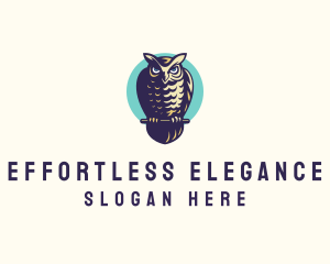 Avian Forest Owl logo design