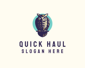 Avian Forest Owl logo design