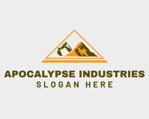 Mountain Contractor Industry logo design