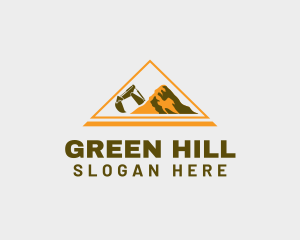 Mountain Contractor Industry logo design