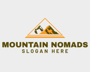 Mountain Contractor Industry logo design