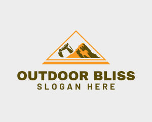 Mountain Contractor Industry logo design