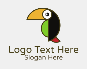 Jungle - Toucan Jungle Bird logo design