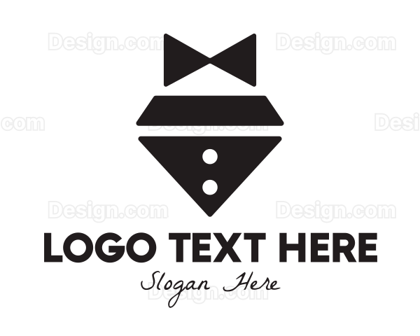 Diamond Bow Tie Logo