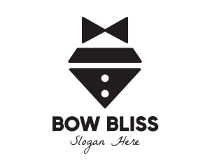 Diamond Bow Tie logo design