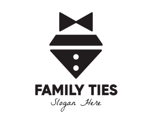 Diamond Bow Tie logo design