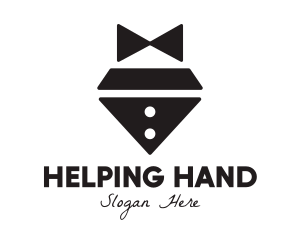 Diamond Bow Tie logo design