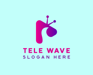 Television Media Player  logo design