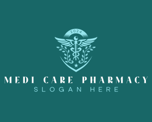 Medical Health Caduceus logo design