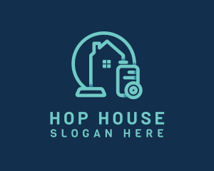 House Vacuum Cleaning logo design