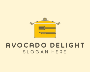 Kitchen Pot Utensil logo design