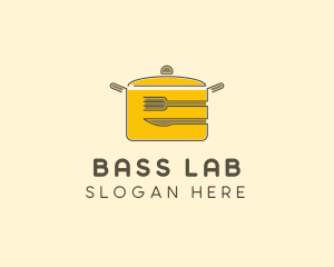 Kitchen Pot Utensil logo design