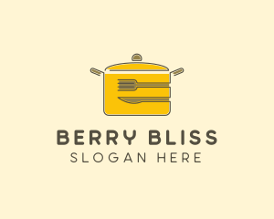 Kitchen Pot Utensil logo design