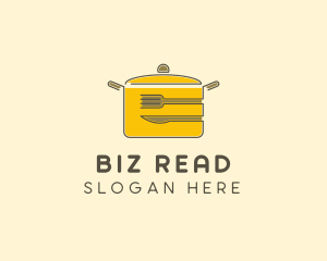 Kitchen Pot Utensil logo design