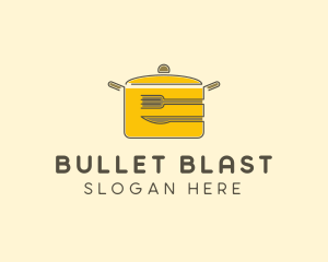 Kitchen Pot Utensil logo design