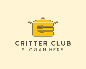 Kitchen Pot Utensil logo design