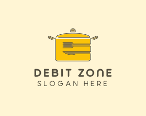 Kitchen Pot Utensil logo design