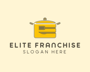 Kitchen Pot Utensil logo design