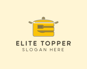 Kitchen Pot Utensil logo design