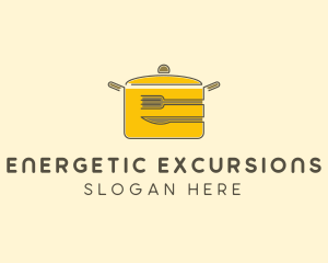 Kitchen Pot Utensil logo design