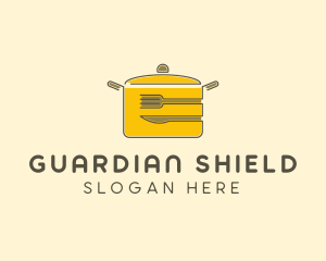 Kitchen Pot Utensil logo design