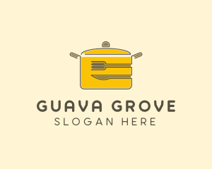 Kitchen Pot Utensil logo design