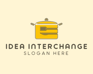 Kitchen Pot Utensil logo design