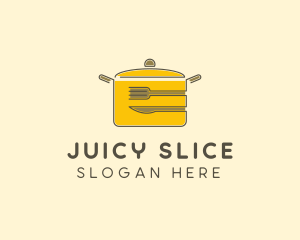 Kitchen Pot Utensil logo design