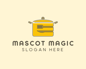 Kitchen Pot Utensil logo design