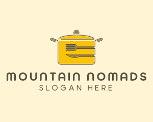 Kitchen Pot Utensil logo design