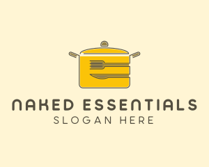 Kitchen Pot Utensil logo design