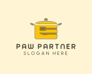 Kitchen Pot Utensil logo design