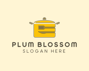 Kitchen Pot Utensil logo design