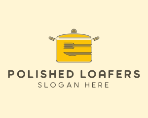 Kitchen Pot Utensil logo design