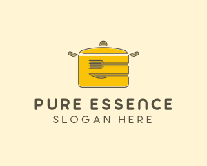 Kitchen Pot Utensil logo design