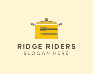 Kitchen Pot Utensil logo design