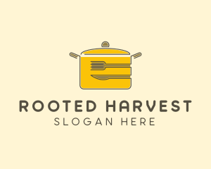 Kitchen Pot Utensil logo design